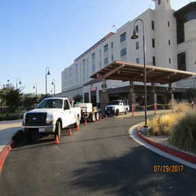 Pressure Washing Commerical Property